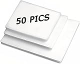 Thermolaminierfolien, 50er-Pack Laminierfolien für A4, A5, A6, 160 Mikron (2 x 80 Mikron), abgerundete Ecken, Laminierfolien in verschiedenen Größen für die Verwendung in der Schule oder im Büro