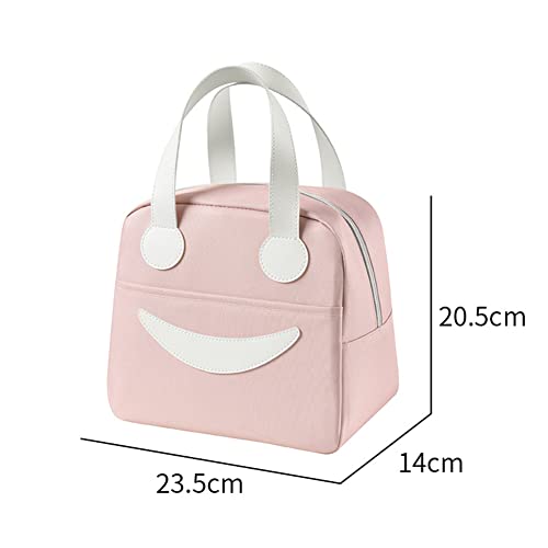 croselyu Portable Insulated Mini Lunch Bag - Cute Outdoor Picnic Ice Storage Bag 1 PCE (Small,Blue) - Image 2