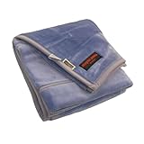 マグマパワー 毛布 シングル ダブルウォーム【 鹿児島県桜島の火山灰を練りこんだ発熱寝具 】 日本製 吸湿発熱 静電気防止 軽量 防寒 眠りの専門店マイまくら (ネイビー, 毛布 シングル)ネイビー