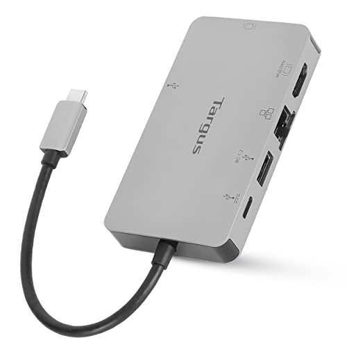 Targus+DOCK419USZ+Docking+Station+-+for+Notebook+-+100+W+-+USB+Type+C+-+3+x+USB+Ports+-+Network+(RJ-45)+-+HDMI+-+VGA+-+Wired