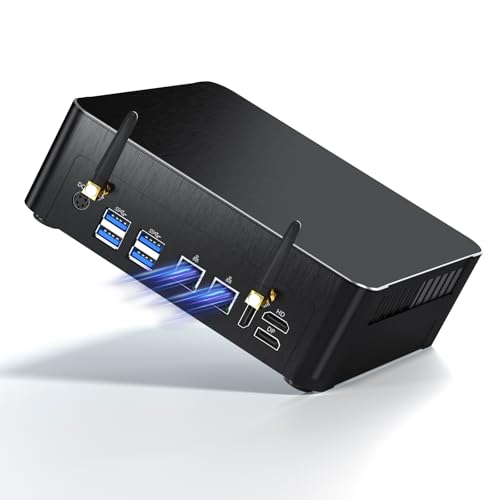 Mini PC i9, Small Desktop Computer Core i9-9880H, Upto 4.8GHz, Win-11 Pro (TPM2.0), 32G DDR4, 1T NVME SSD, Triple Display 4K@60Hz, HDMI/DP, Dual 2.5G LAN, USB-C, WiFi 6E, BT 5.3, VESA