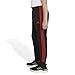 adidas Boys' Iconic Tricot Jogger Pant, Black Red Core, 14-16 Regular