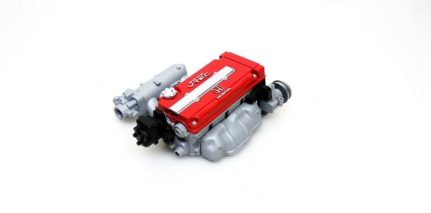 AEPRO - 1:24 Model Car B16B 1:43 Red Head Naturally Aspirated Engine Upper Body Model (for 43 scale)