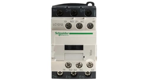 Schneider Electric TeSys D - AC Contactor, 240 V AC, 50/60 Hz, 3 Pole, 3NO, 12A, Fixed & DIN Rail Mounting, LC1D12U7