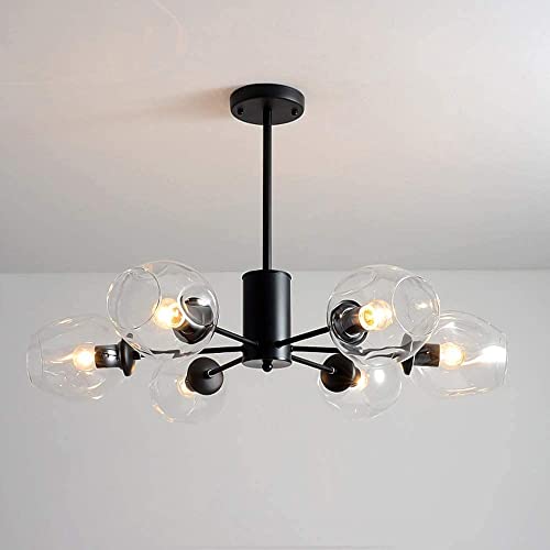 Lustre créatif en verre pour éclairer les grands espaces sombres