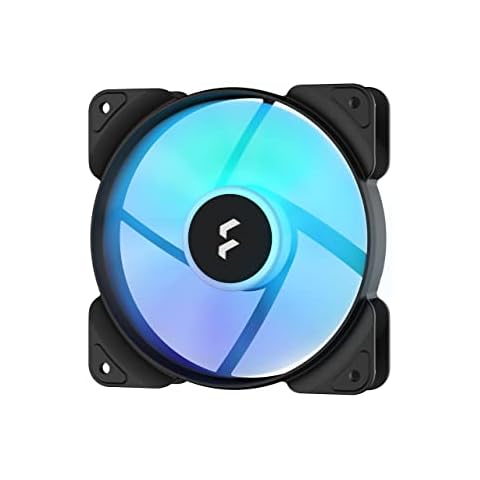 Fractal Design Aspect 12 RGB 120 mm PWM Wide 500-2000 RPM Range Black Frame 3-Pack Computer Fan Cover