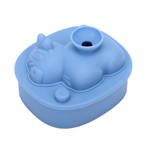 Molde para cubitos de hielo Pomya forma vaca azul miniatura 3