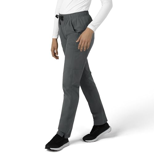 Carhartt Force Essentials Women's Straight Leg Scrub Pant, Pewter, XL by Carhartt - Used condition - Image 2