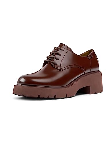 Camper Women's Milah K201571 Sneaker, Burgundy 002, 38 EU