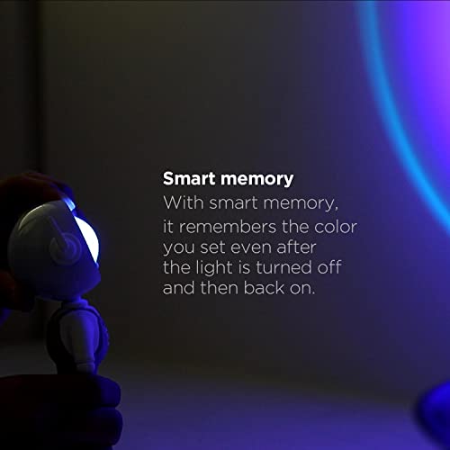 Image of mooas Sunset LED Nighlight (Astronaut), 7 Color nightlight, 360 Rotation, Touch Control, Sunset lamp, Astronaut Light Projector, Night Light for Bedroom /Kids Room /Room decor /Party /Camping