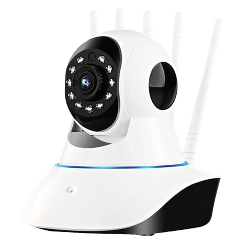 A2ZWORLD Cámara Wi-Fi interna 1080P, cámara de vigilancia con visión nocturna excelente y audio bidireccional, montaje libre DIY