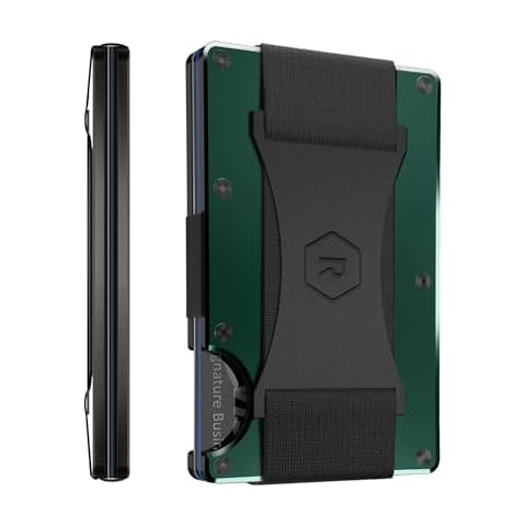 Ridge Wallets for Men - Slim Minimalist Wallet For Men, Front Pocket Wallets for Men, RFID Wallet For Men - Card Holder Wallet (Forest Green) Cover