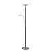 Adesso 5128-22 Stellar LED Combo Torchiere, 72 in, 24W/3W LED Combo, Brushed Steel Finish, 1 Floor Lamp