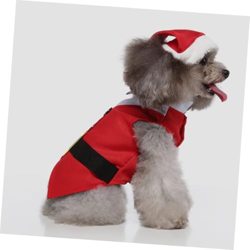 Disfraz de Navidad para perro cómodo y cálido miniatura 4