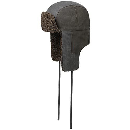 Stetson Fairbanks chapka coton oreillettes homme bonnet aviateur chaud
