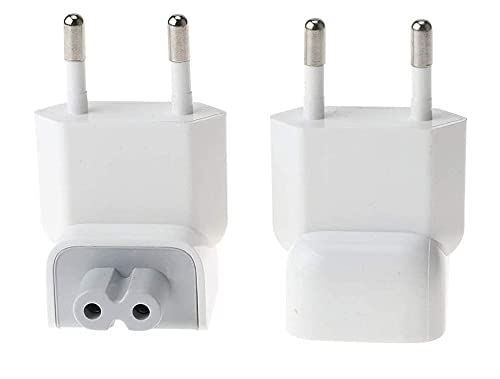 Quantity - 2 Pcs ::: Wall AC Detachable Electrical Euro EU Plug Duck Head for iPad iPhone USB Charger for MacBook Power Adapter (B09745PBRZ) Amazon Price History, Amazon Price Tracker
