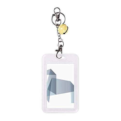 Diseño de caballo abstracto amarillo en funda protectora para tarjetas de crédito estilo origami