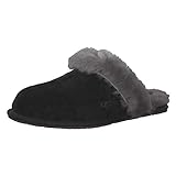 Geformte Gummi-Außensohle Ugg Australia 5661Black/Grey5, Damen Hausschuh, schwarz/grau, 36 EU