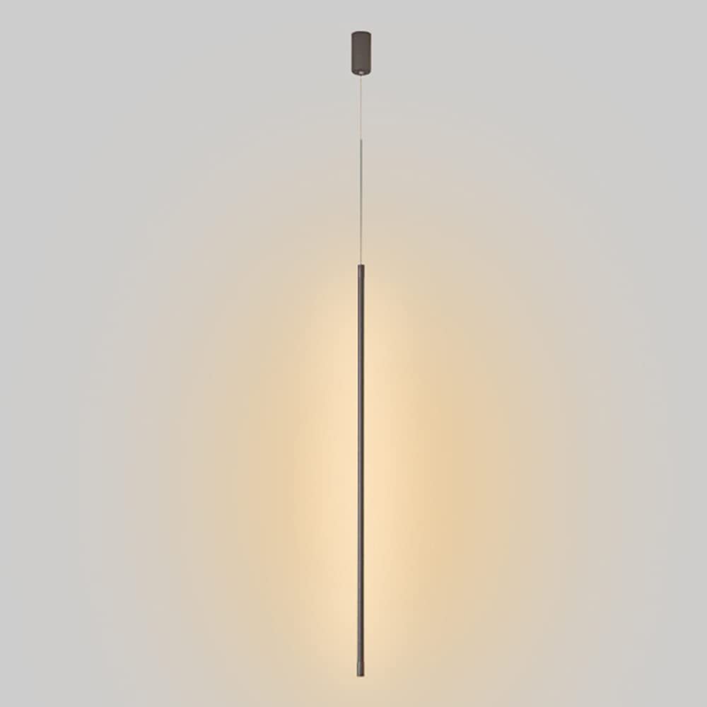LYMSXAZOU LED Pendant Light Elegant Black Tube Hanging Lamp Decorative Bedside Lighting Fixture Perfect for Hallway Entryway Modern and Stylish Design Home Decor Accent