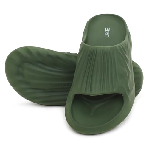 Image of Hygear Men's Horizon EVA Slides | Ultra Soft Cushion | Lightweight | Waterproof | Stylish |Anti-Skid | Comfortable Everyday Slides for Men