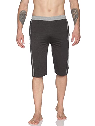 Image of Dollar Men's Casual Cotton Capri 3 /4th Shorts (Pack of 1)