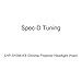 Spec-D Tuning LHP-S1098-KS Chrome Projector Headlight (Halo)