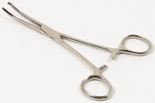 Kocher Surgical Forceps 6" Curved 1x2 Teeth