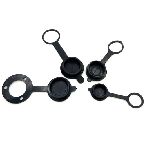 Cubierta GX20 de goma anti polvo para conectores circulares impermeables de chasis 3