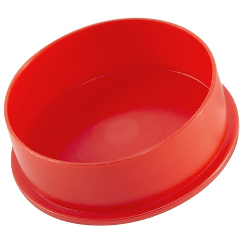 Caplugs EC-6 EC Series – Plastic Cap for Threaded Connectors, 40 Pack, Red LD-PE, Nominal Thread Size 3/8