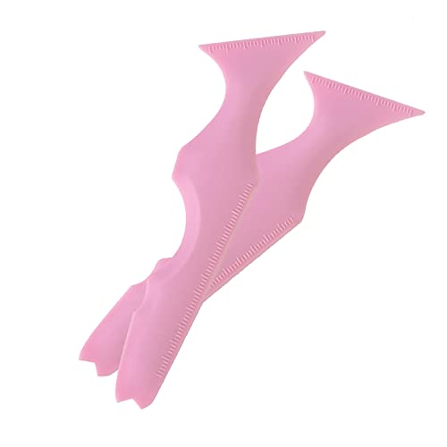Eyeliner Stencils Reusable Silicone Winged Tip Eyeliner Aid Eyebrow Pencil Stencil 5 in1 Eyeliner Stencils for Hooded Eyes, Multi-Purpose Makeup Tool for Winged Eyeliner, for Beginners Makeup Tools
