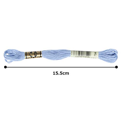 Image of DMC 6-Strand Embroidery Cotton Floss, Light Cornflower Blue