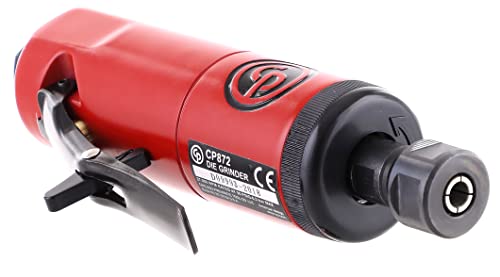 Chicago Pneumatic - Air Die Grinder Tool, Welder, Woodworking, Automotive Car Detailing, Stainless Steel Polisher, Heavy Duty, Straight, (6.4Mm) - 1/4 Inch (6 Mm), 0.63 Hp / 470 W - 27000 Rpm #TOP7