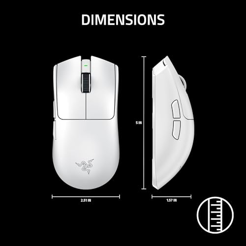 Razer Viper V3 Pro Wireless Esports Gaming Mouse, 55g Lightweight, White - image 9