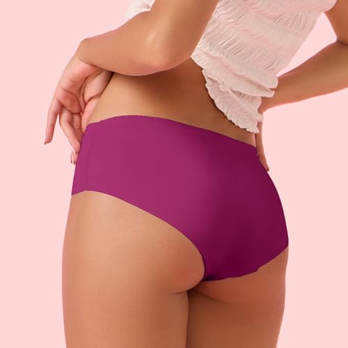 Image of Enamor Innovations Invisi, All Day Comfort, Mid Waist Hipster Panty for Women - No Visible Panty Lines, Sweat Wicking, Free Cut, Full Coverage - PH40
