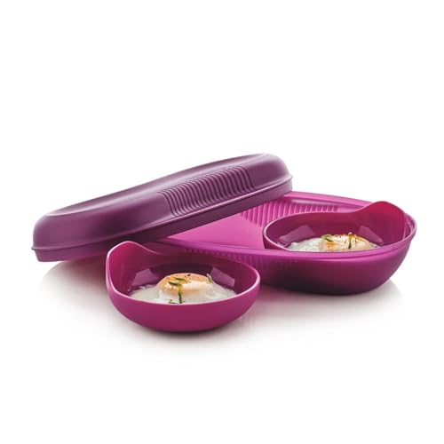 Tupperware Microwave Breakfast Maker Set in Rhubarb
