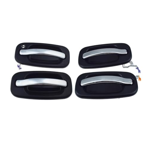 Poignée de porte extérieure finition chrome miroir pour Sierra et Silverado