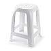 CABLEPELADO Taburete de plastico (Blanco)