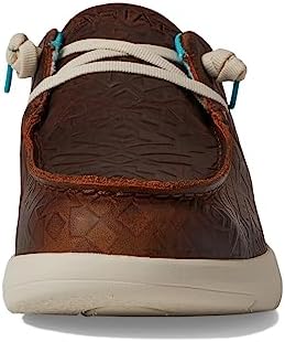 ARIAT Women's Hilo Sneaker, Brown Blanket Emboss, 8.5 | Image 5