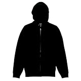 [ユナイテッドアスレ] 10.0オンス T/C スウェット フルジップ パーカ(裏起毛) 562001 002 ブラック L