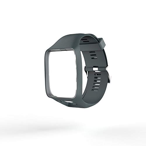 Peanutaoc - Correa de silicona para reloj Tom Tom 2 3 Series para TomTom Runner 2 3 GPS Watch