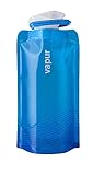Vapur Shades Flexible Water Bottle (10195), .50 Liter, 16 Ounces , Cyan Blue