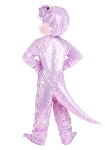 Disfraz de Dinosaurio T-Rex para Niñas Mediano miniatura 2