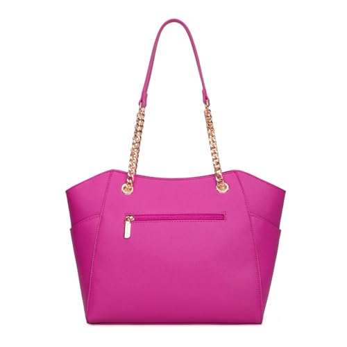 Image of Handbags for Women Chain Shoulder Vegan Leather Tote Bag Top Handle Handbag