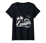 Photo Gallery donna vacay cousin squad vacanze estive spiaggia palm cousin equipaggio maglietta con collo a v Photo Gallery donna vacay cousin squad vacanze estive spiaggia palm cousin equipaggio maglietta con collo a v