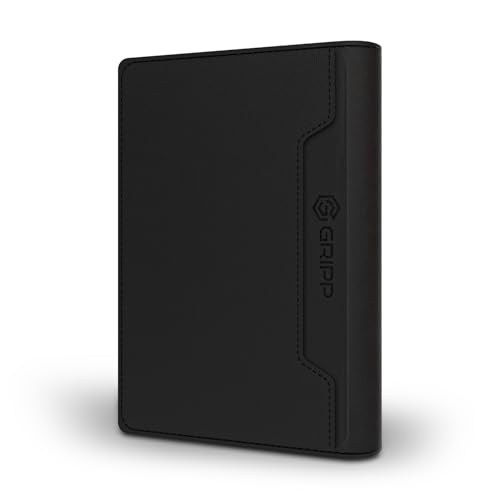 Image of GRIPP Mag Pocket Wallet Card Holder Compatible with Mag-Safe for iPhone 17 /16 /15 /14 /13 /12 Series & All Mag-Safe Phone Cases, Premium Leather, Strong Magnetic Alignment - Black