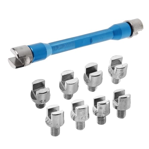 HAPINARY 1 Set Motorcycle Spoke Wrench Tool Lightweight Portable Bicycle Spoke Key for Dirt Bikes Durable Construction for Reliable Repairs Versatile Use with Various Motorcycle Brands