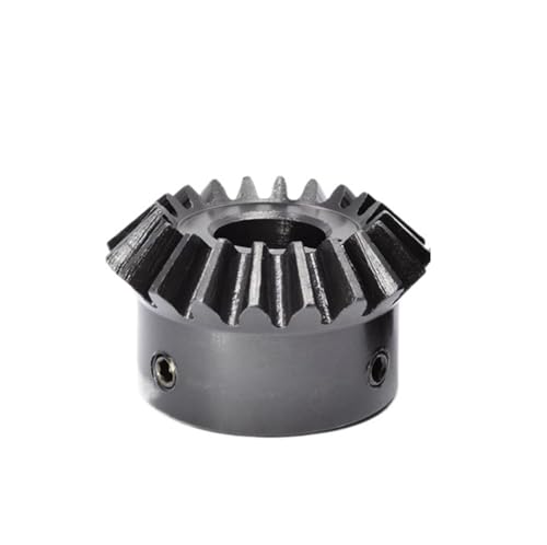 Bevel Gear Pinion Hardware Mechanical 1pcs 1:1 Bevel Gear 2M 25Teeth Keyway Bore 12/14/15/16/17/19/20mm Gear 90 Degrees Meshing Angle Steel Gears Steel(14mm(Keyway 5))