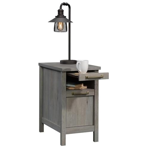 Pemberly Row PR-4753-1890645 1-Drawer Coastal Engineered Wood End Table In Oak thumb #4