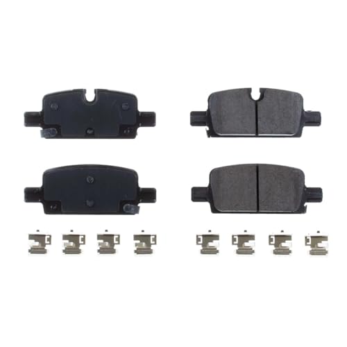 Image of PowerStop Rear Brake Pads for Cadillac Escalade 2021-25 |Escalade ESV 2021-25 |Chevrolet Colorado 2023-25 |Silverado 1500 2019-24 - Z17 Ceramic Brake Pads with Installation Hardware, 17-2174