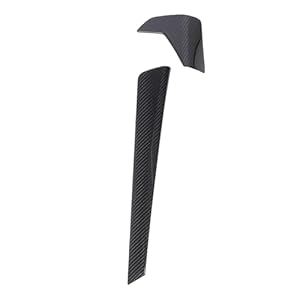 Ldafava Kohlefaser Armaturenbrett Trimmstreifen 2PCS Set